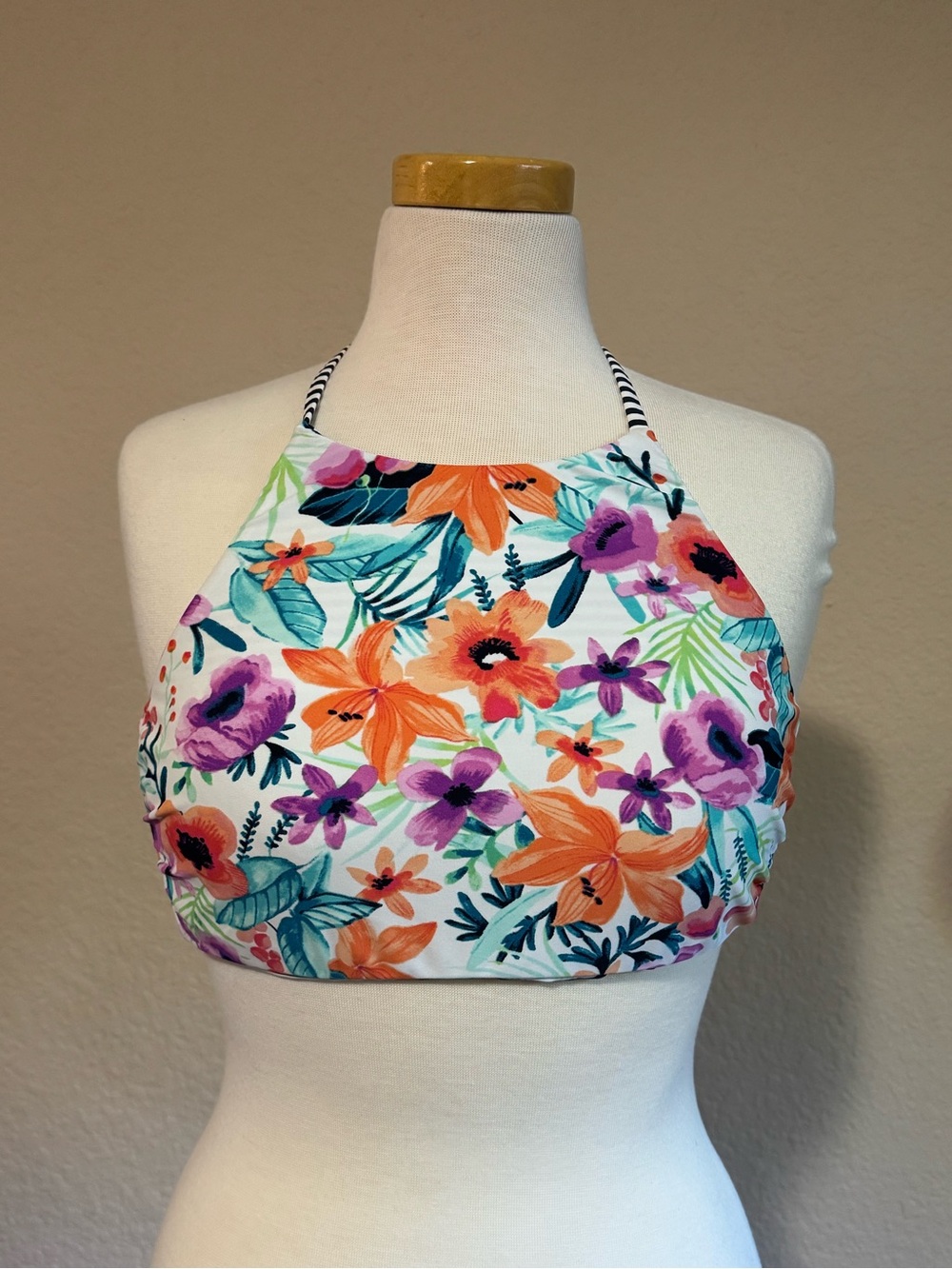 Reversible Halter Swim Top